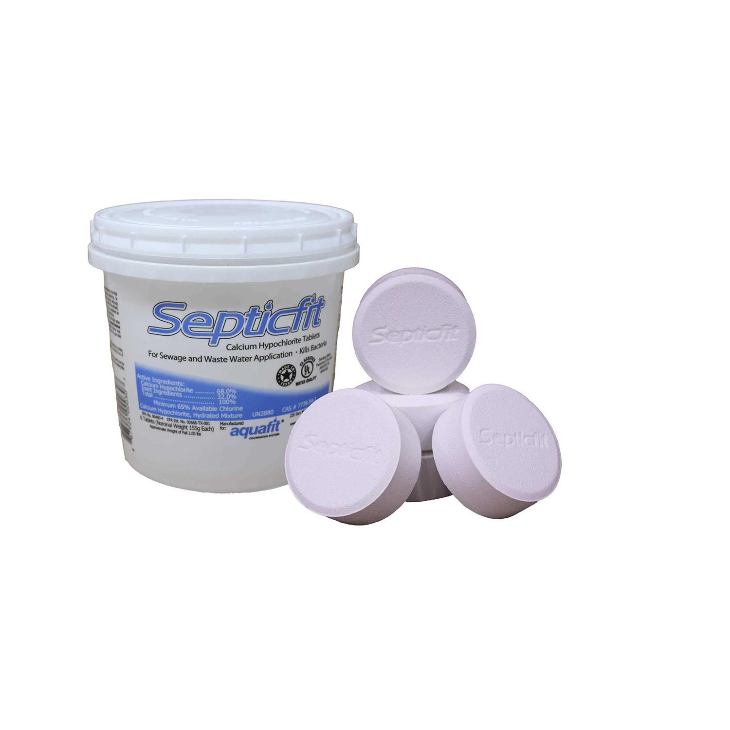 Septicfit Septic Chlorine Tablet 6 Tablet Pail