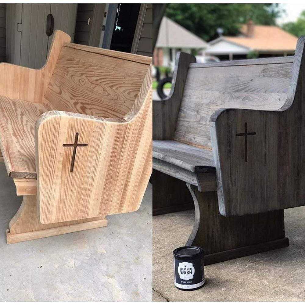 Oaked Weatherwash Transparent Aging Wash Wood Stain Interior - Image 3