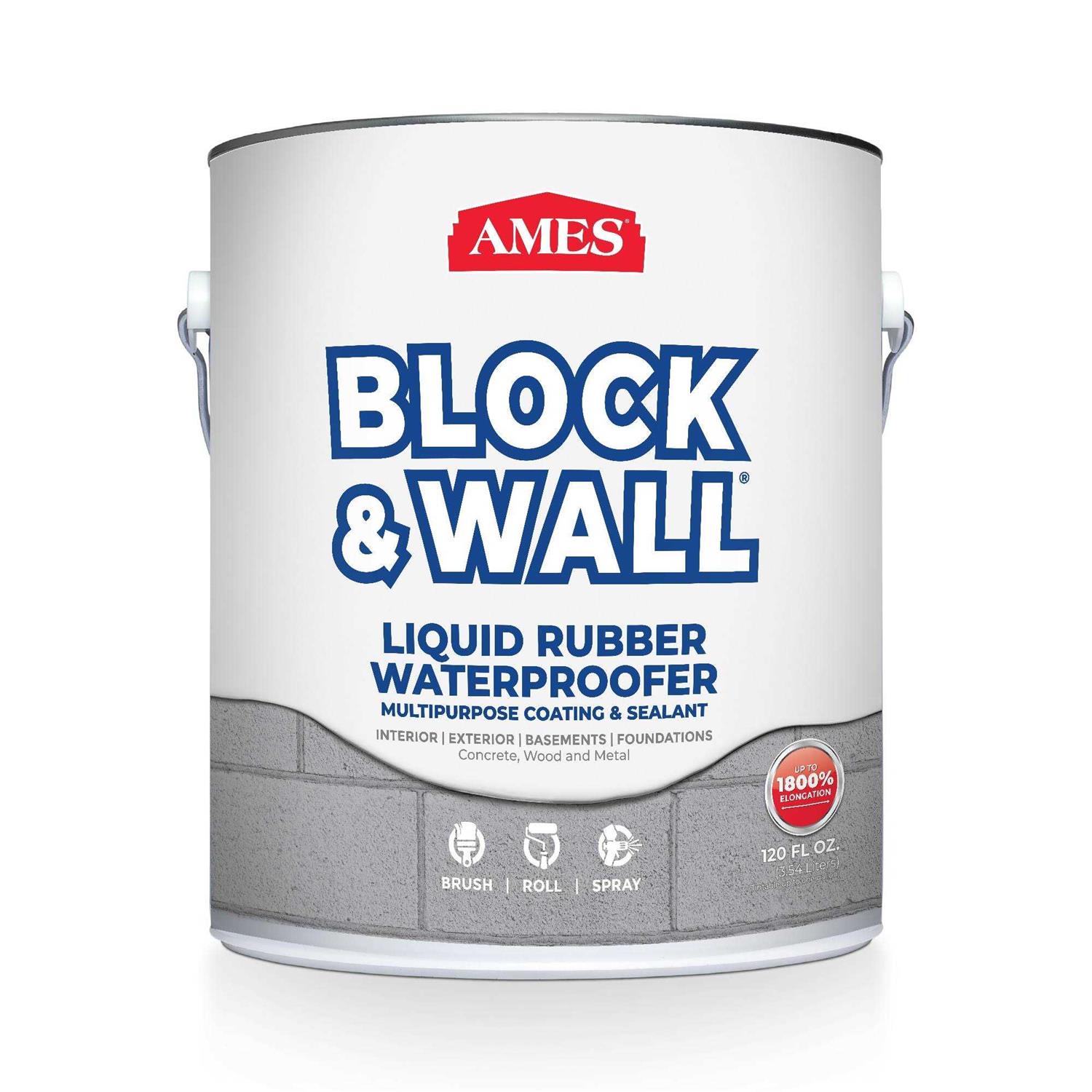 Ames Block & Wall Liquid Rubber Coating 1 Gallon
