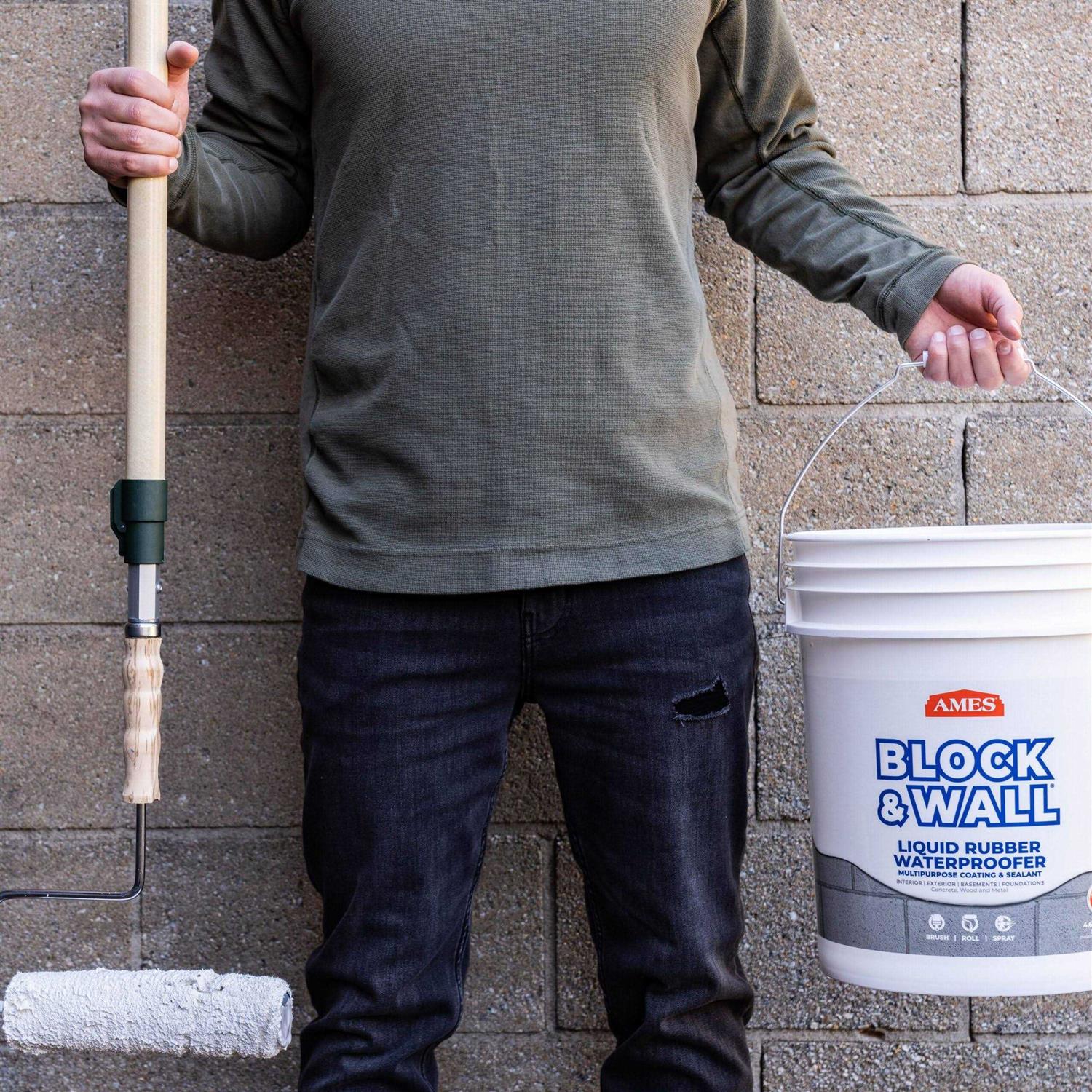 Ames Block & Wall Liquid Rubber Coating 1 Gallon - Image 5