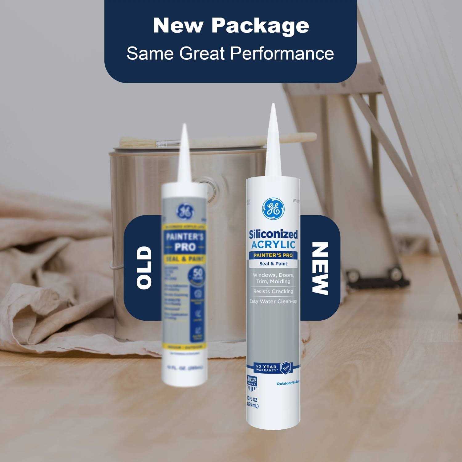 GE Painter's Pro Acrylic Latex Caulk - Image 3