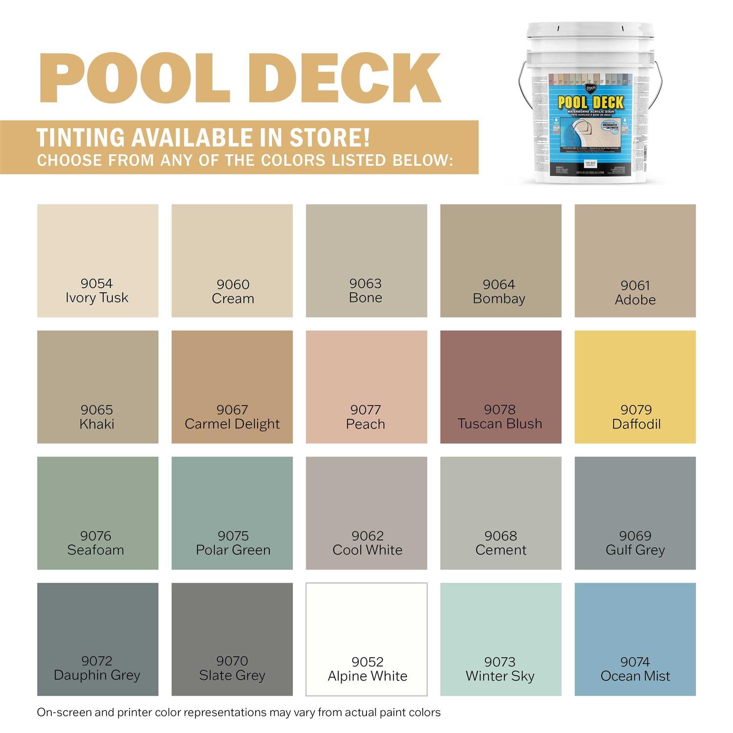 Dyco Pool Deck Concrete Stain - Image 5