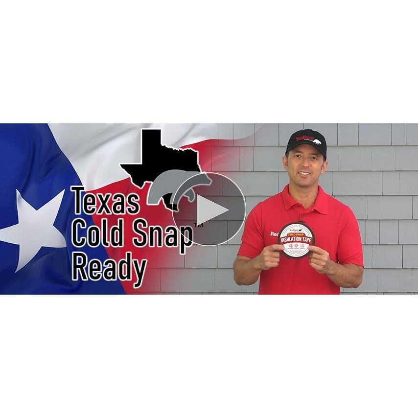 Redford Supply Co. 2 inch Pipe Insulation Tape Weather Resistant Water Pipe Wrap Tape - Image 4