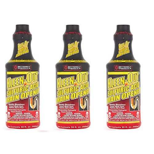 by Betterbilt Betterbilt Chemicals Kleen-Out Sulfuric Acid Drain Opener