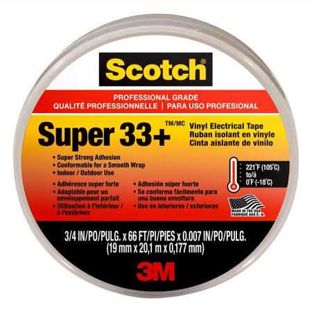 Scotch 33+ Super Vinyl Electrical Tape - Image 3