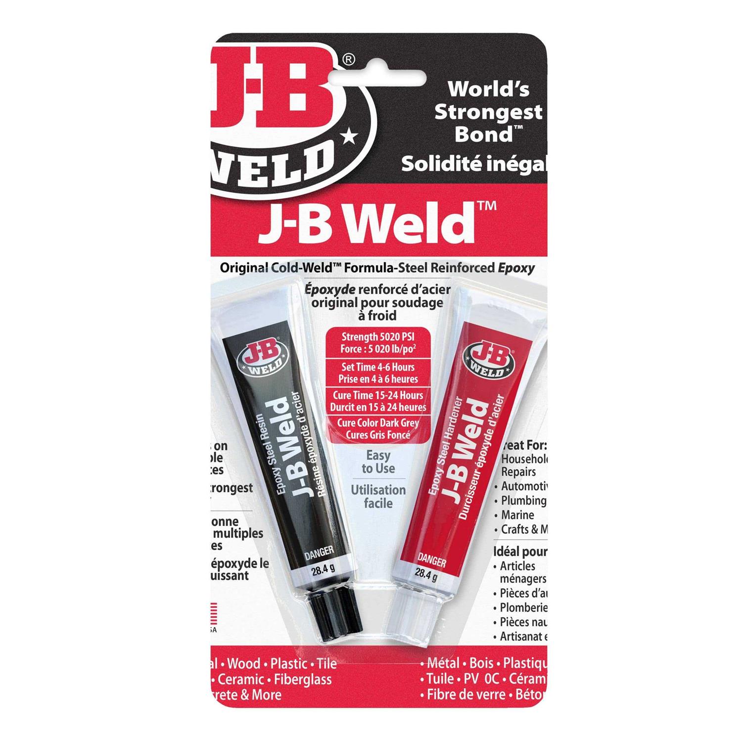 J-B Weld 8265S Original Cold-Weld Steel Reinforced Epoxy