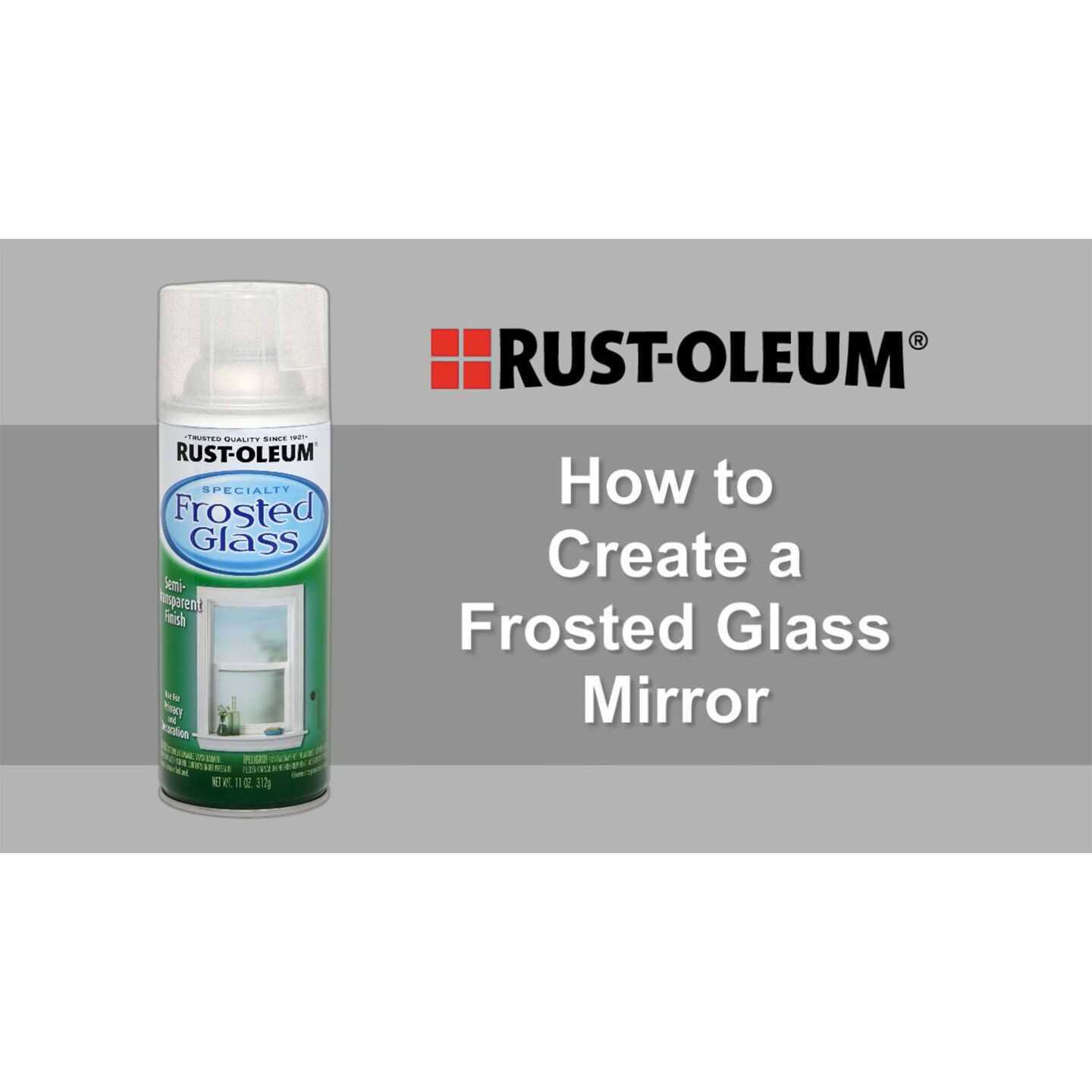 Rust-Oleum 1903830 Frosted Glass Spray Paint - Image 3