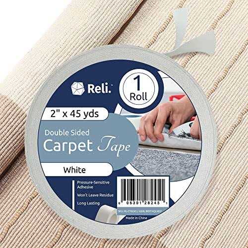 Reli. Carpet Tape 2 x Double Sided Carpet Tape for Hardwood Floors - Image 5