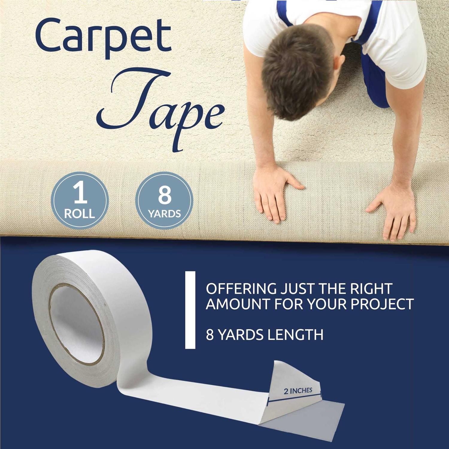 Reli. Carpet Tape 2 x Double Sided Carpet Tape for Hardwood Floors - Image 5