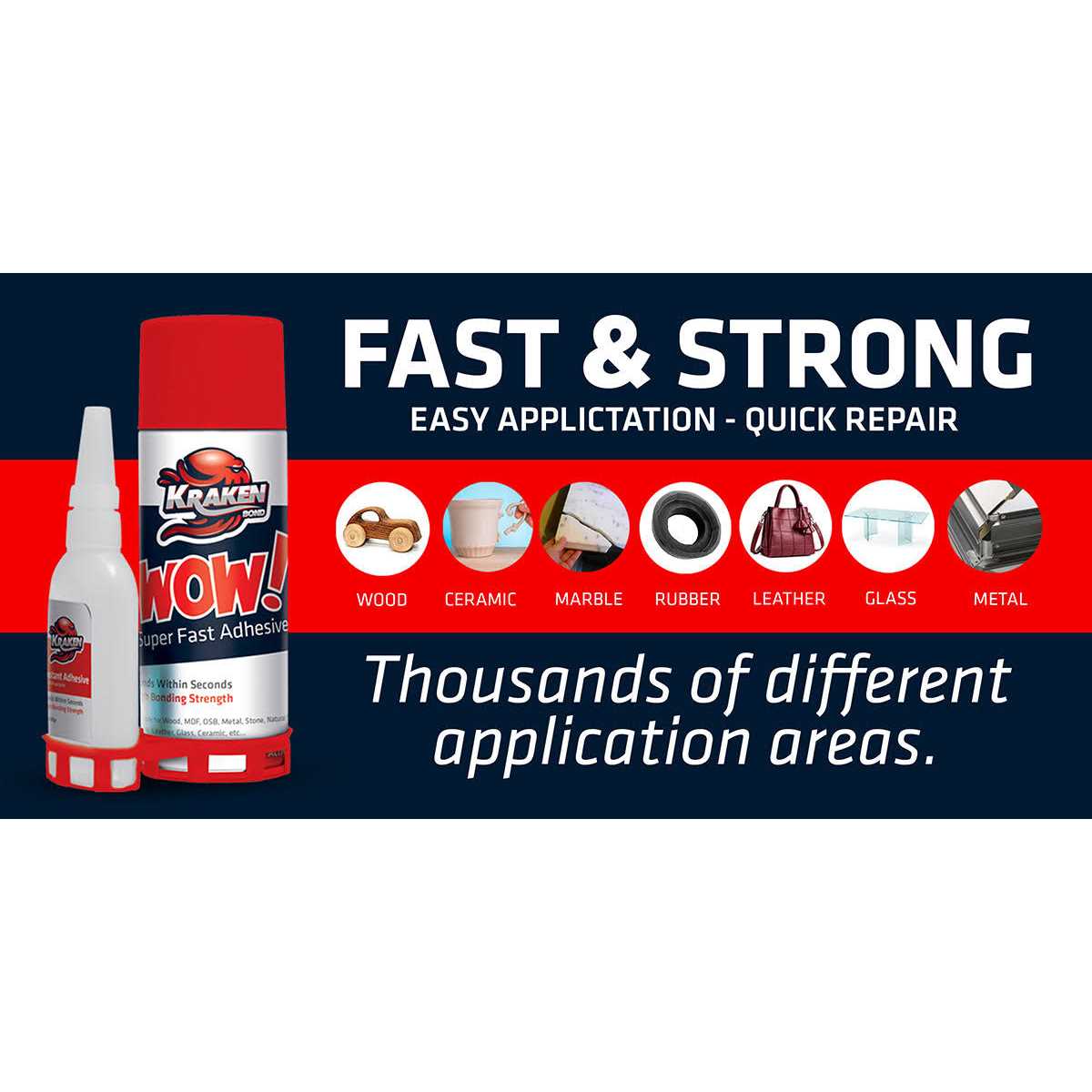 WOW! Super Fast Adhesive CA Glue 200 ml - Image 3
