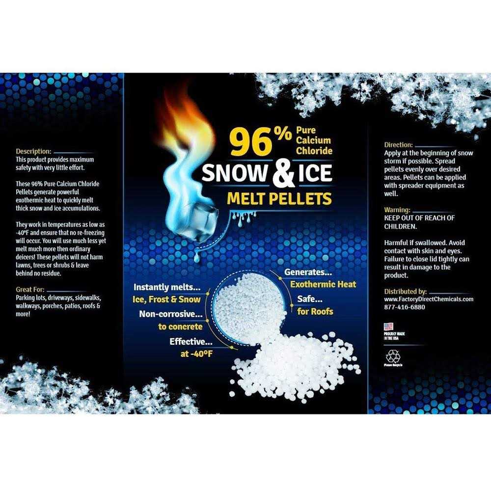 Green Gobbler 93% Pure Calcium Chloride Snow & Ice Melt Pellets - Image 4