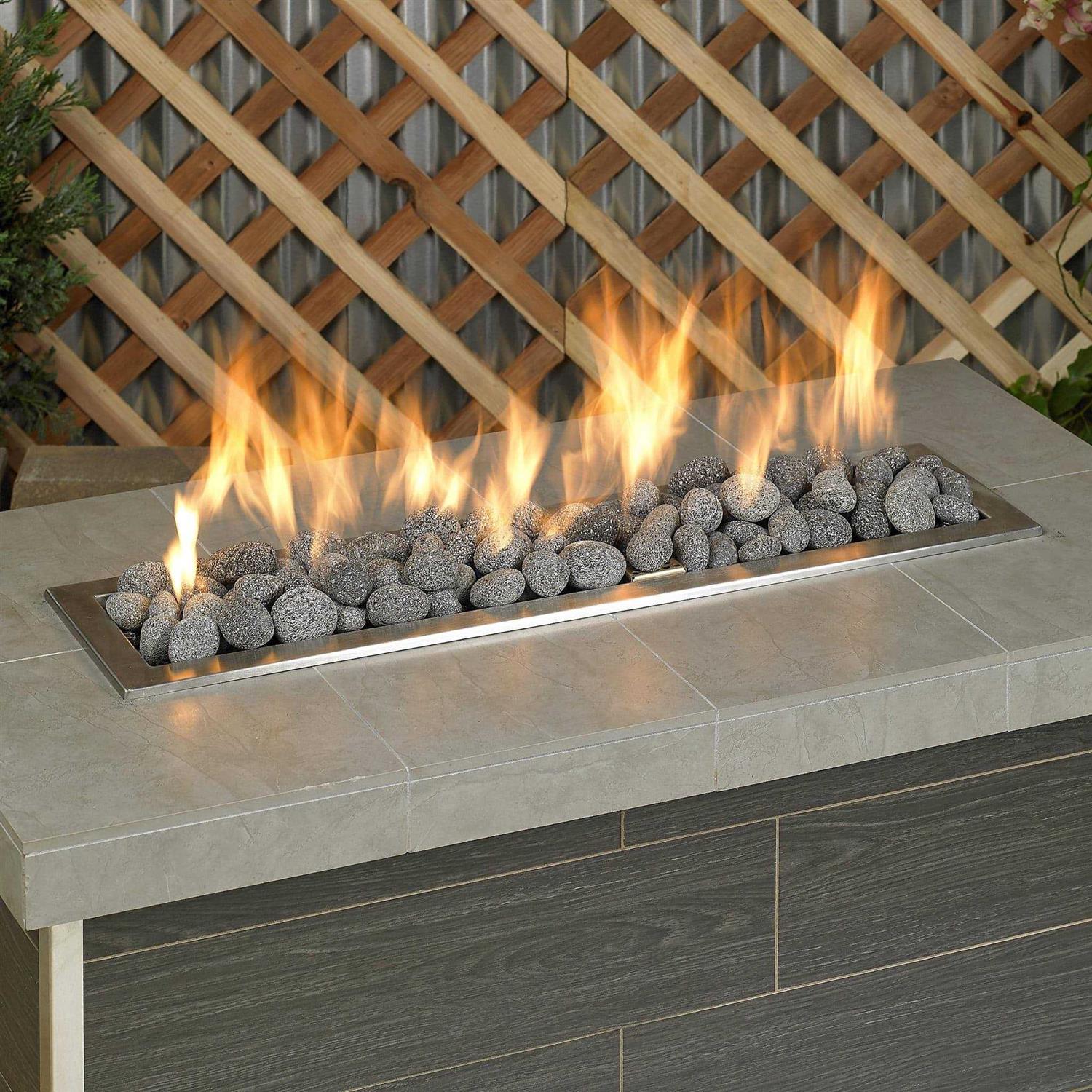 American Fireglass Gray & Black Lava Stone - Image 4