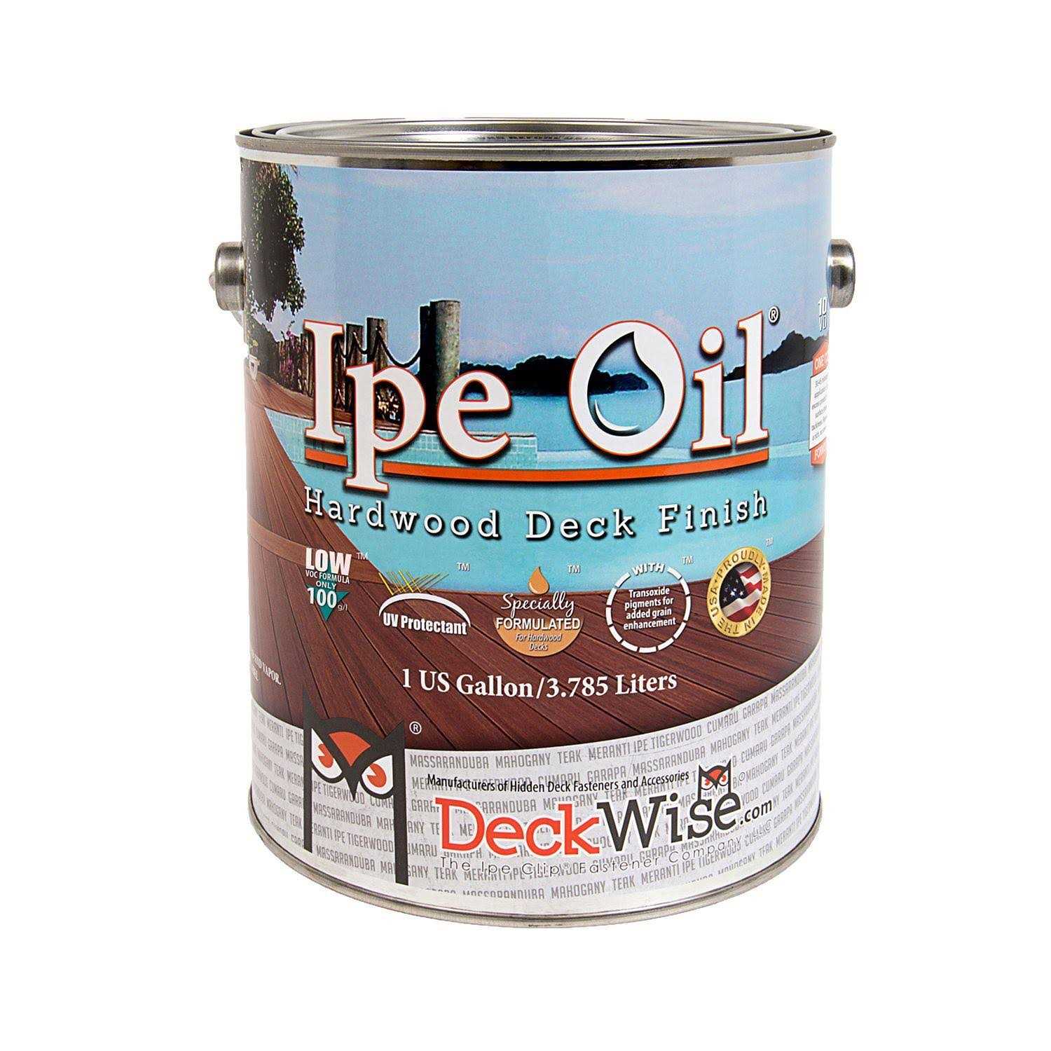 DeckWise Ipe Oil Hardwood Deck Finish