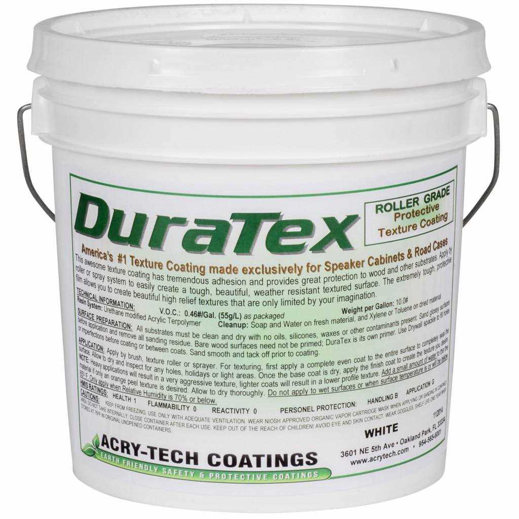 Acry-Tech Duratex Black 1 Gallon Roller Grade Speaker Cabinet Coating - Image 3