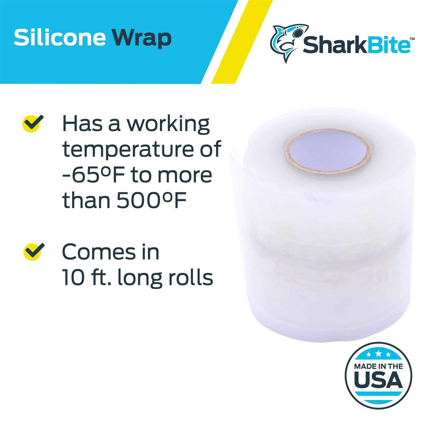 SharkBite 10 ft. x 2 in. Silicone Wrap - Image 5