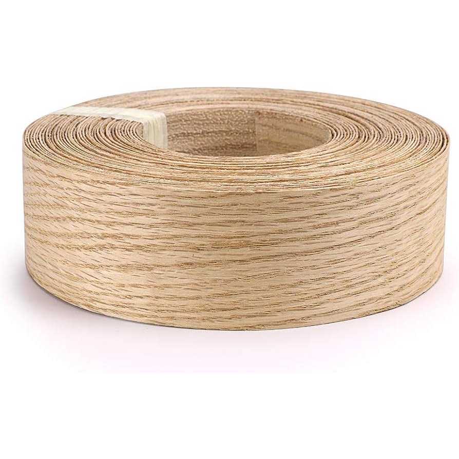 Skelang Roll Wood Veneer Edge Banding Preglued Iron-On with Hot Melt Adhesive Edgebanding Flexible Wood Tape - Image 4