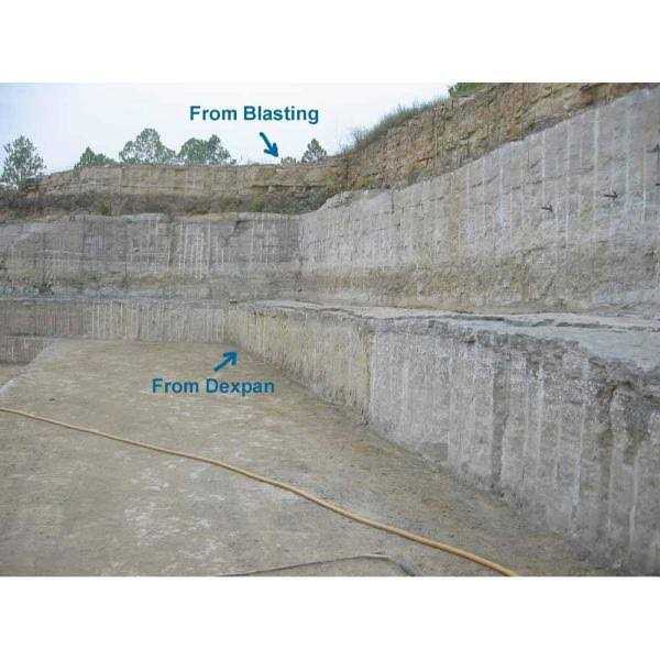 Dexpan Expansive Demolition Grout 11 Lb. Bucket for Rock Breaking - Image 4