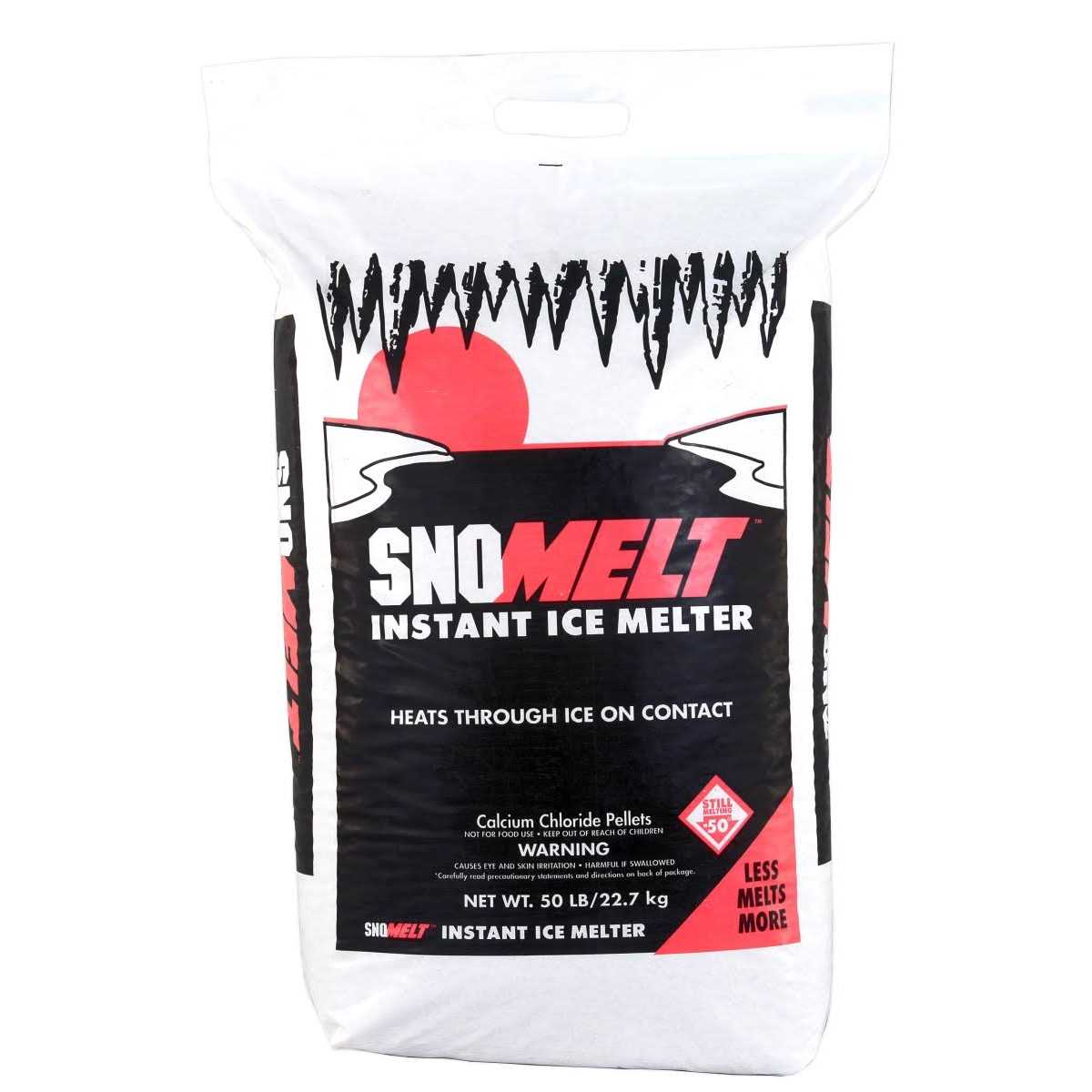 SnoMelt 50 lbs Calcium Chloride Pellet Bag 66700050 - Image 3