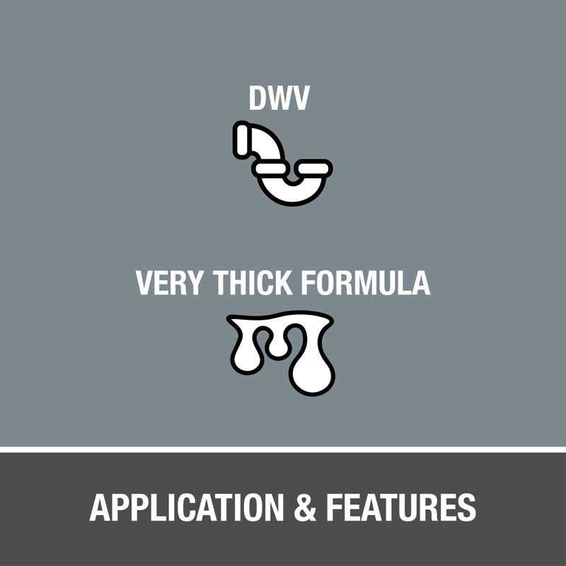 Oatey Gray PVC Heavy Duty Cement - Image 3