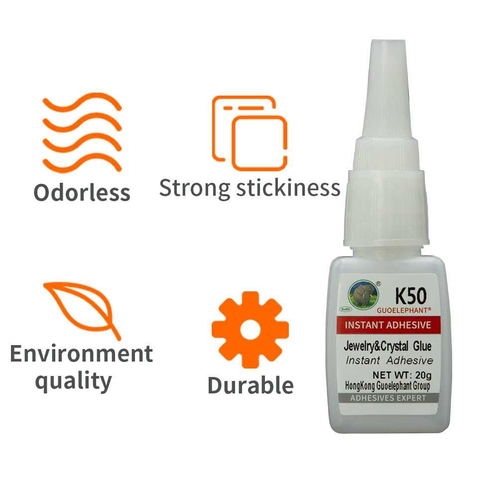 Guoelephant 20g Jewelry Crystal Glue Glue for Jewelry Crystal Super Glue All Purpose Adhesive - Image 5