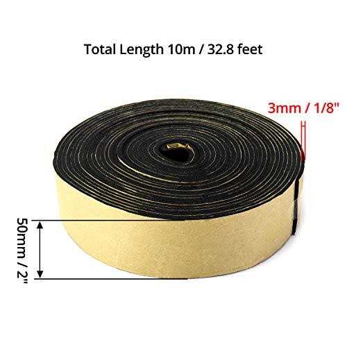 Qwork Pipe Wrap Insulation Waterproof Foam Insulation Tape Adhesive for Hot or Cold Pipes - Image 3