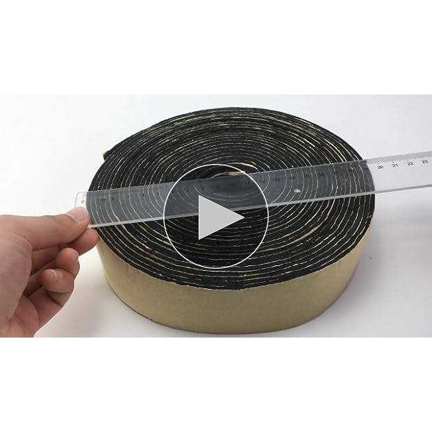 Qwork Pipe Wrap Insulation Waterproof Foam Insulation Tape Adhesive for Hot or Cold Pipes - Image 5