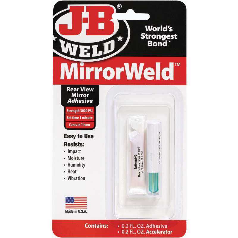 Jb Weld 0.40 oz Mirrorweld Rear View Mirror Adhesive