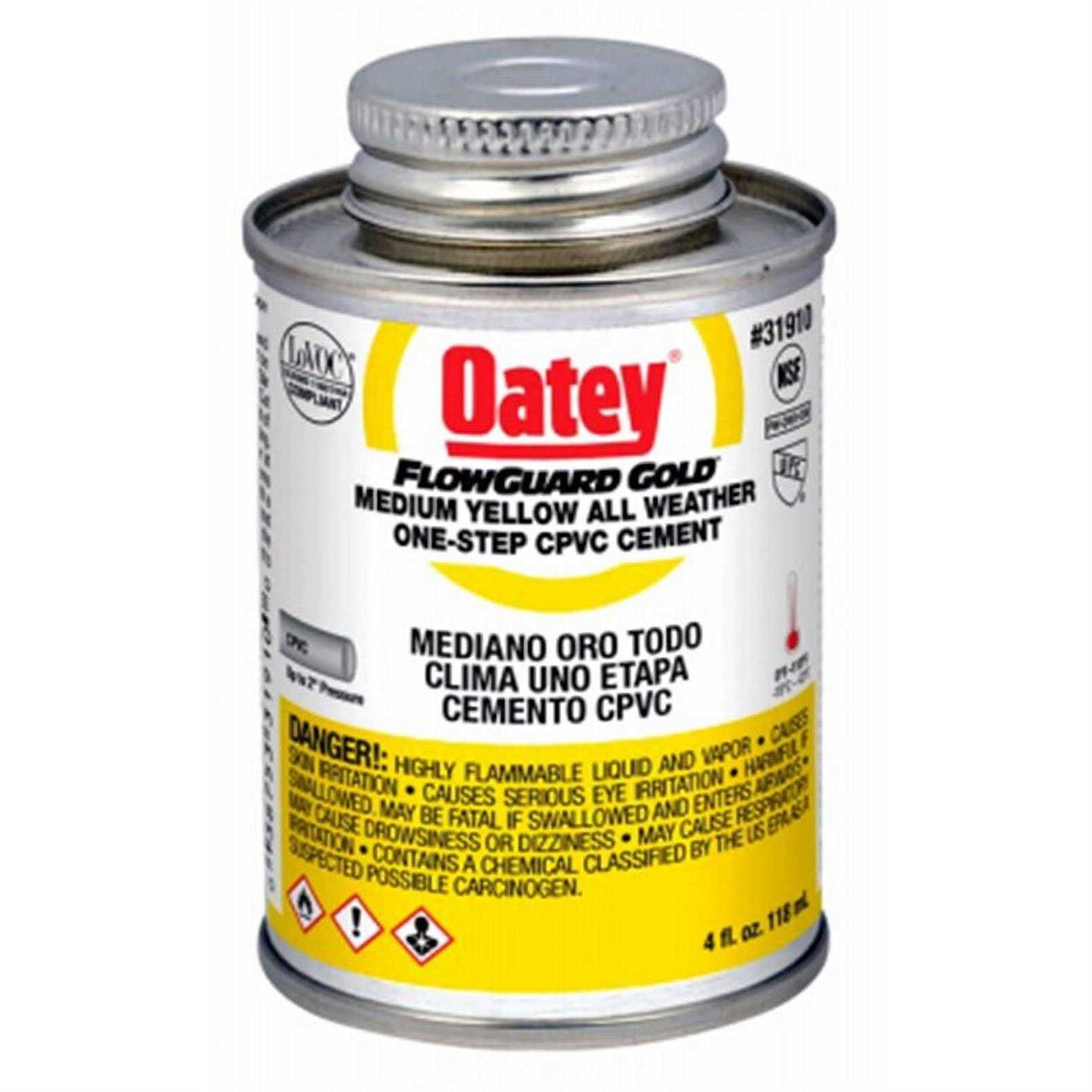 Oatey FlowGuard Gold 4 oz. CPVC Cement - Image 4