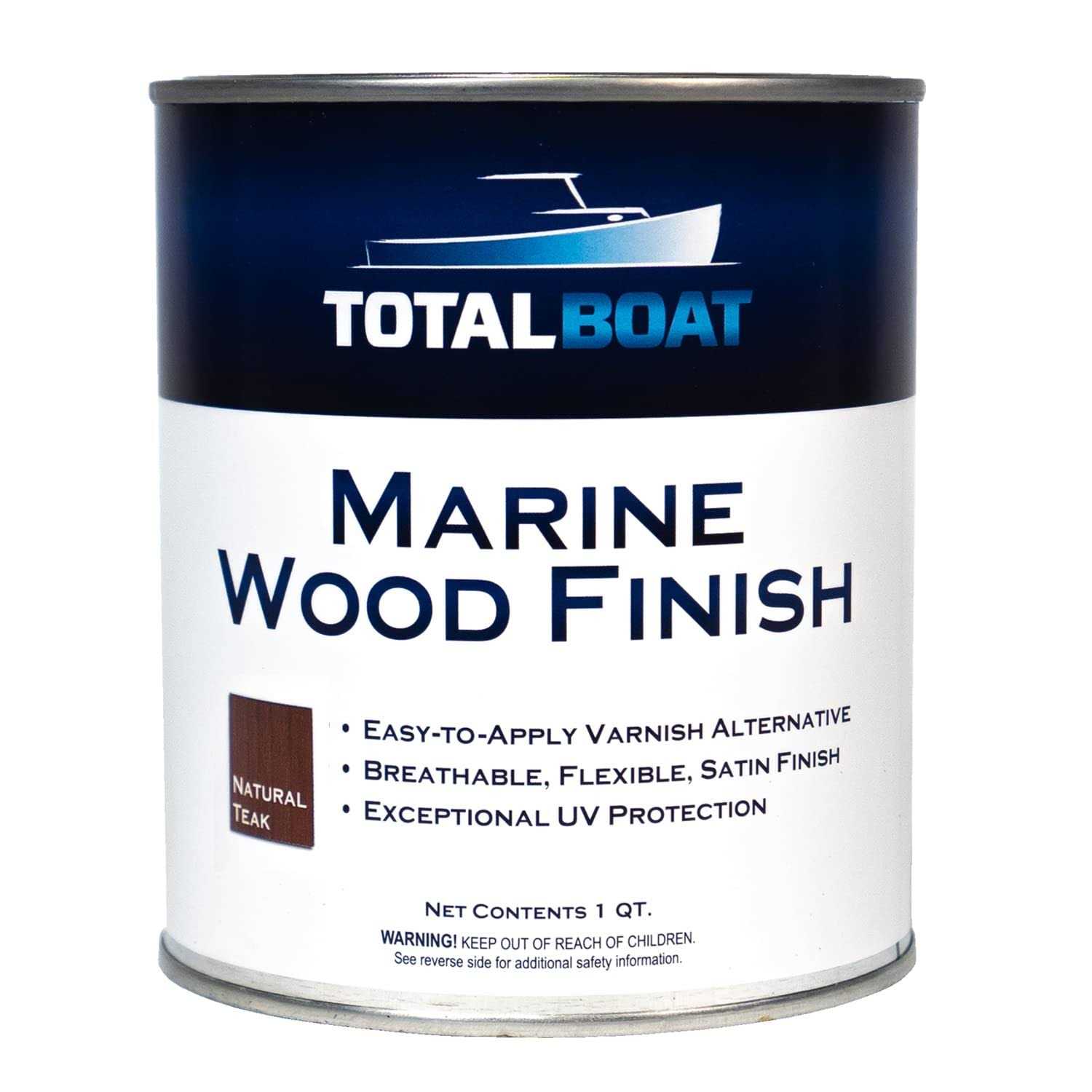 TotalBoat Marine Wood Finish Ideal for Boats Home and Outdoor Teak Furniture