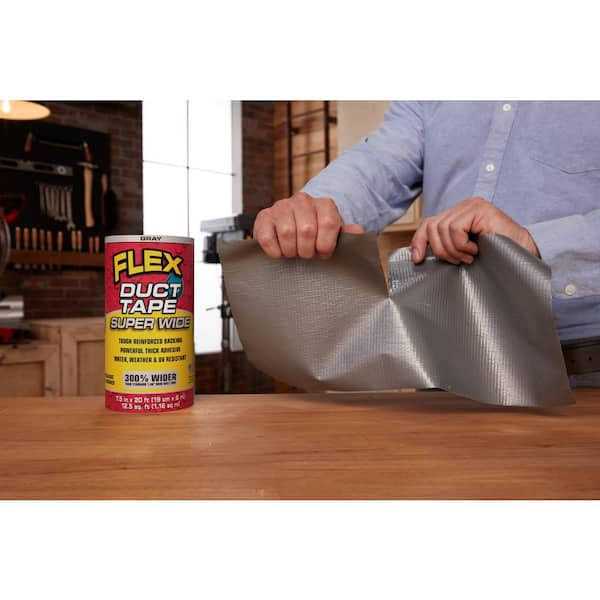 FLEX SEAL FAMILY OF PRODUCTS Flex Super Wide Duct Tape 4.6 in x 20 ft - Image 4