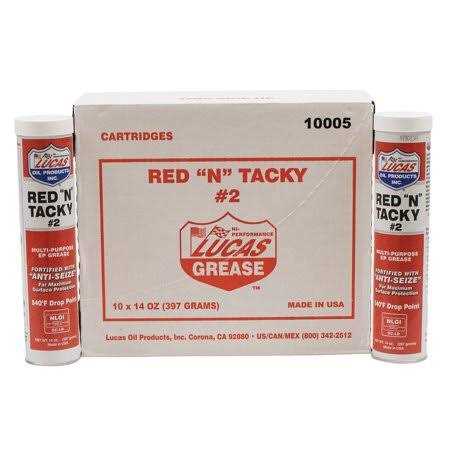 Lucas Oil Red N Tacky Grease 051-611