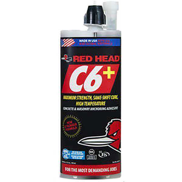 Red Head Epoxy Anchor,Cartridge,2:1 Ratio C6P-15