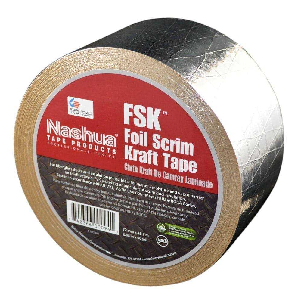 Nashua Tape FSK Foil Tape 3 in x 50 yd
