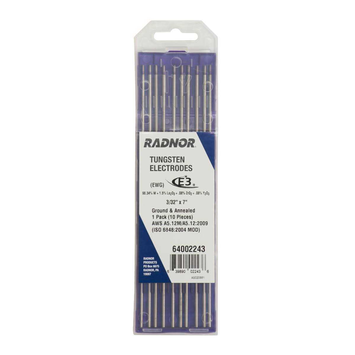 Radnor 7 E3 Tungsten Electrode Ground - Image 2