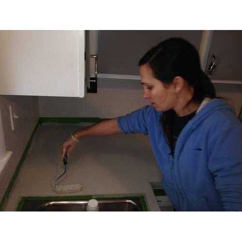 Daich DCT-MNS-VB Quart SpreadStone Mineral Select Countertop Refinishing Kit Volcanic Black - Image 4