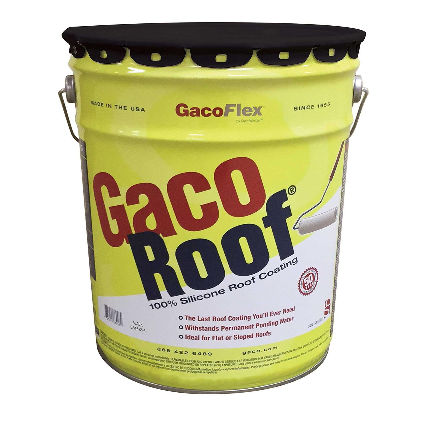 GacoRoof Silicone Roof Coating 5 Gallon