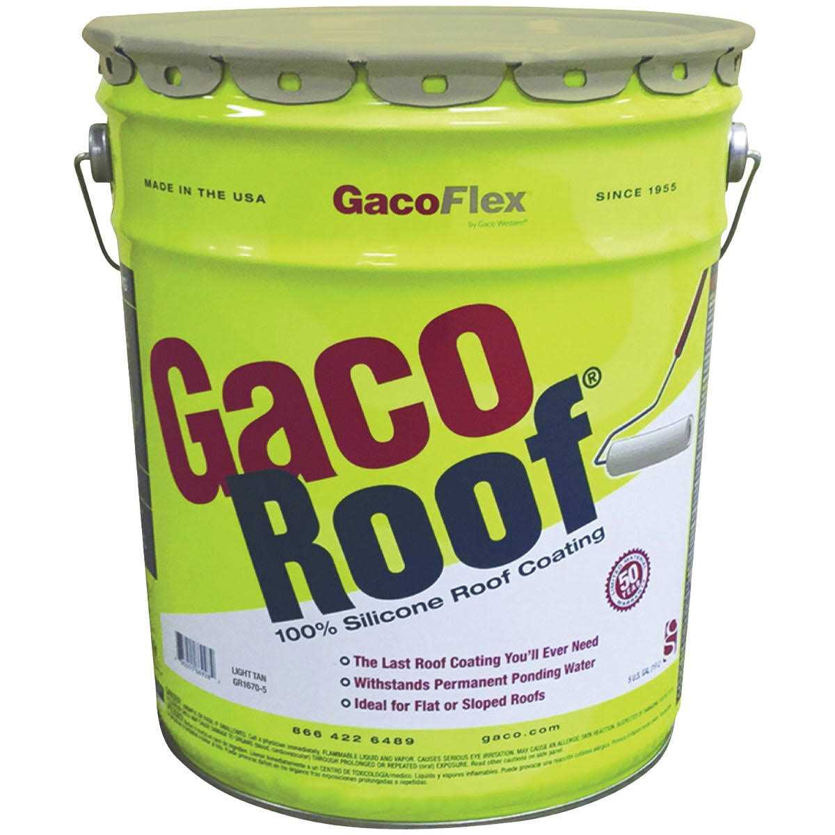 GacoRoof Silicone Roof Coating 5 Gallon