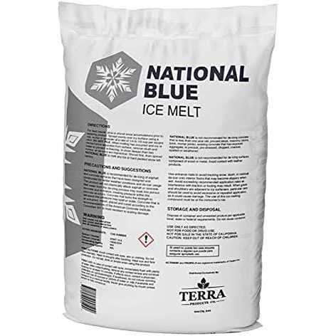 National Blue Ice Melt 8lb Bag Fast Acting Ice Melter - Image 4