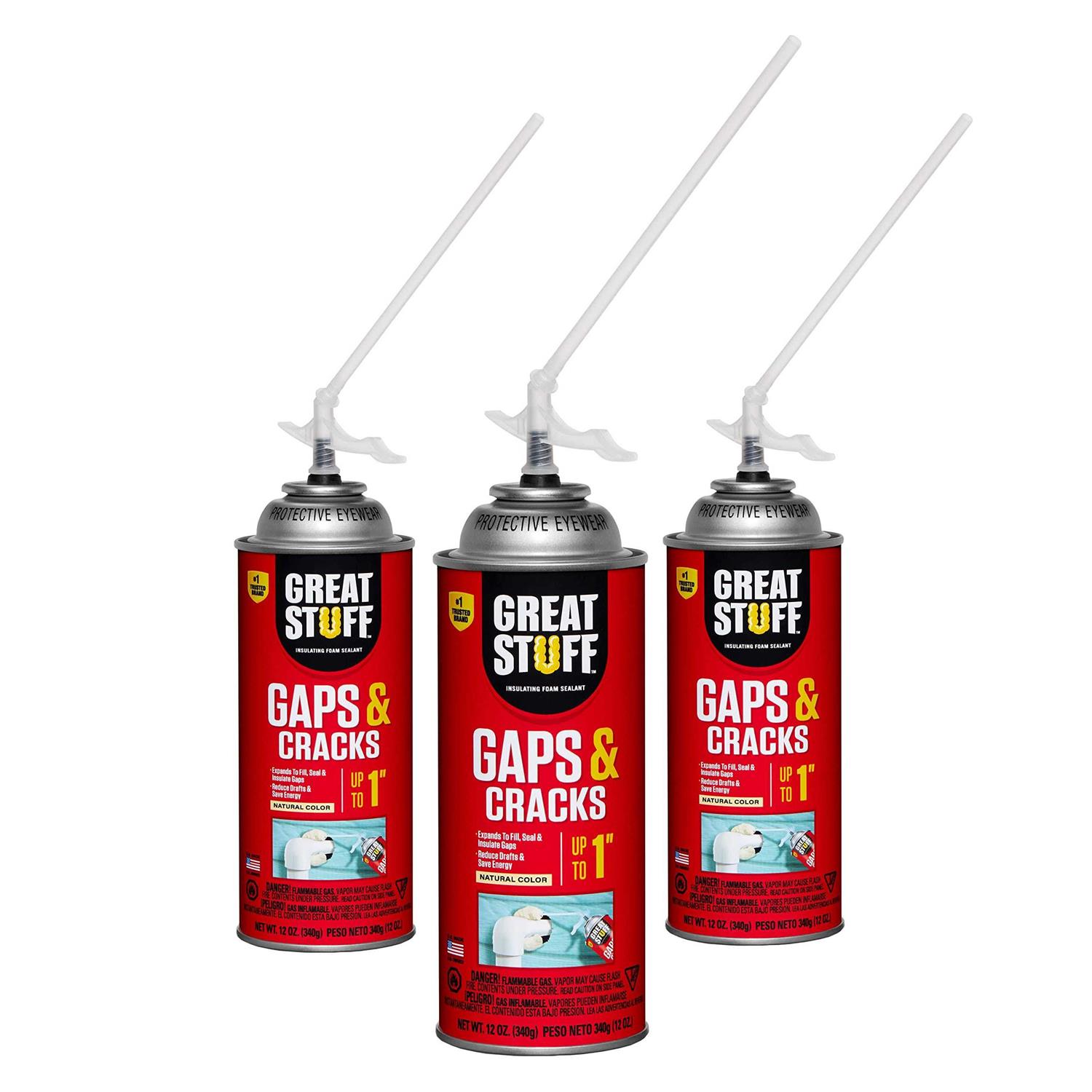 Great Stuff Insulation/Expanding Foam Gaps & Cracks Smart Straw