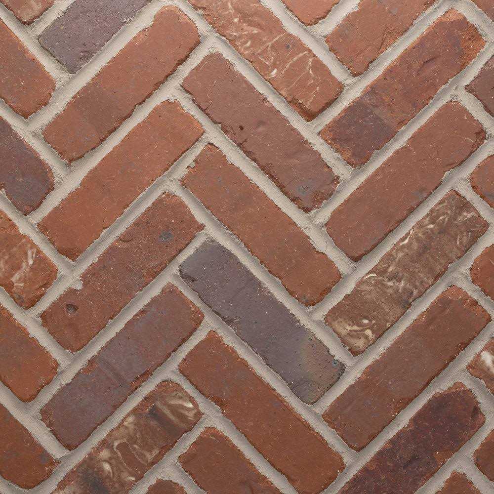 Old Mill Brick Sample Boston Mill 0.5 in. x 7.625 in. x 2.25 in. Genuine Clay Thin Brick - Image 3