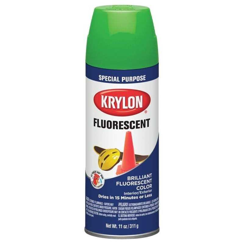 Krylon Fluorescent Spray Paint Green K03106888 - Image 5