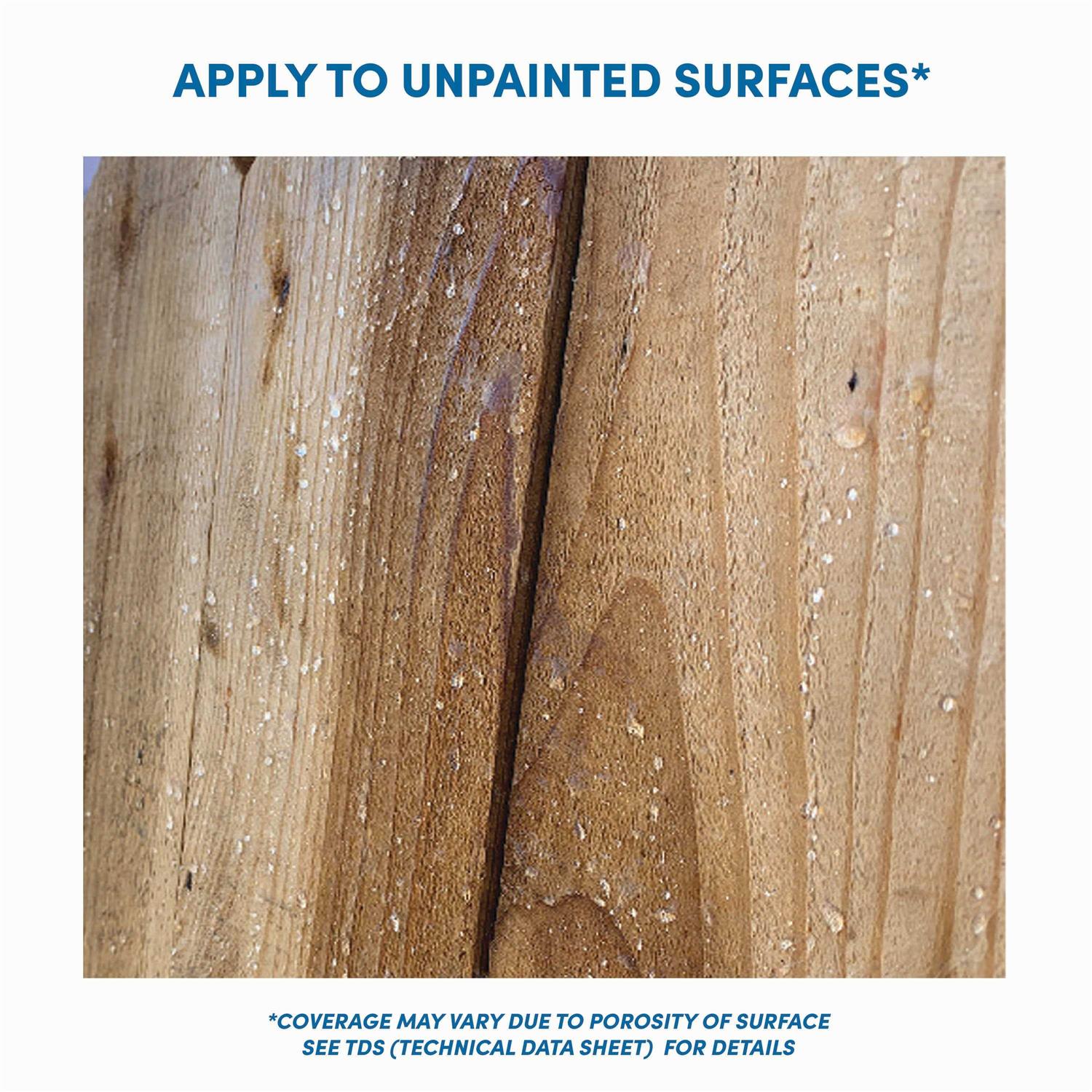 Rainguard Water Sealers Wood Sealer Clear/Natural Flat Transparent Water-based Mildew Resistant Mold Resistant Waterproofer - Image 3