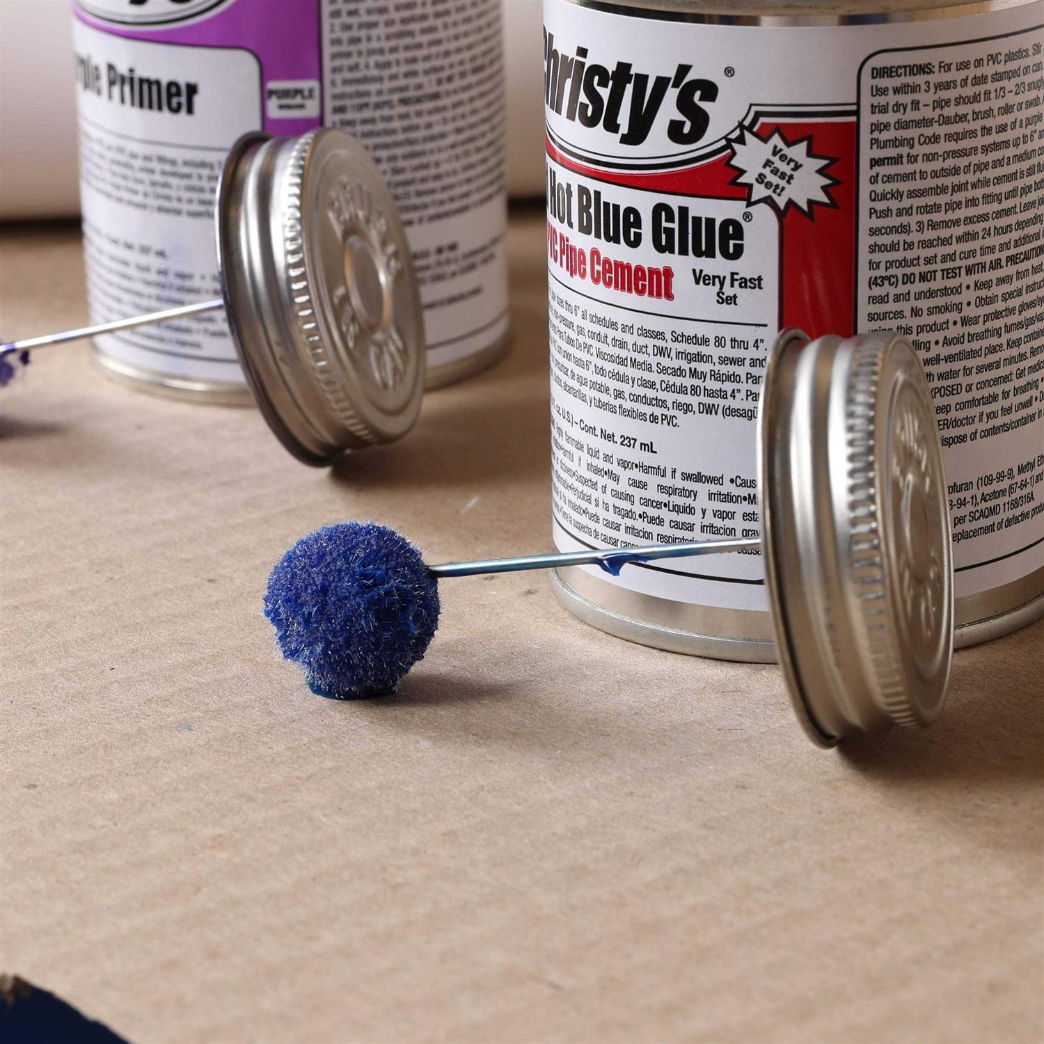 Christy's Blue/Purple Primer and Cement For CPVC/PVC 8 oz - Image 5