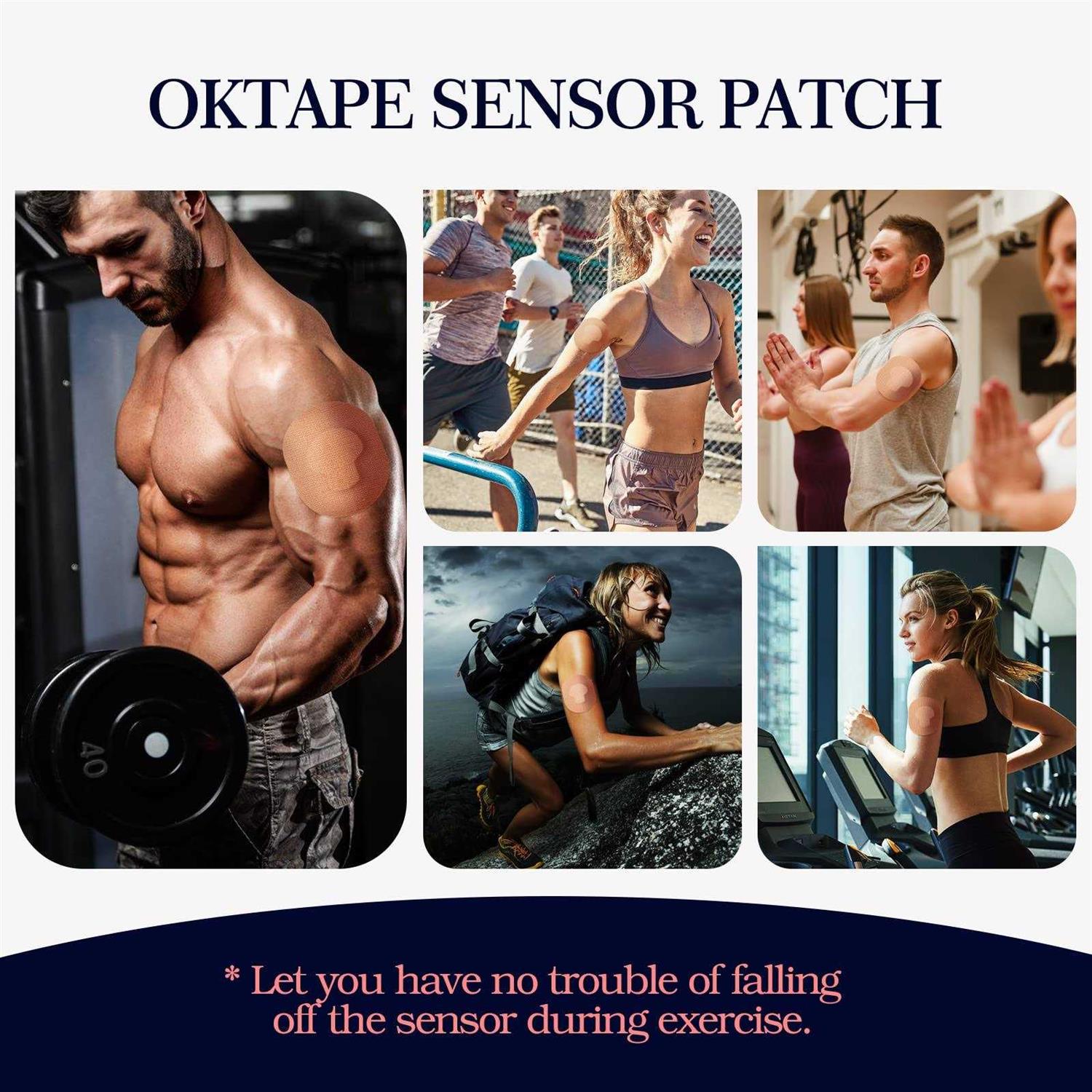 OK TAPE Adhesive Patches For Omnipad Waterproof & Sweatproof Cgm Patches For Long Last - Image 3