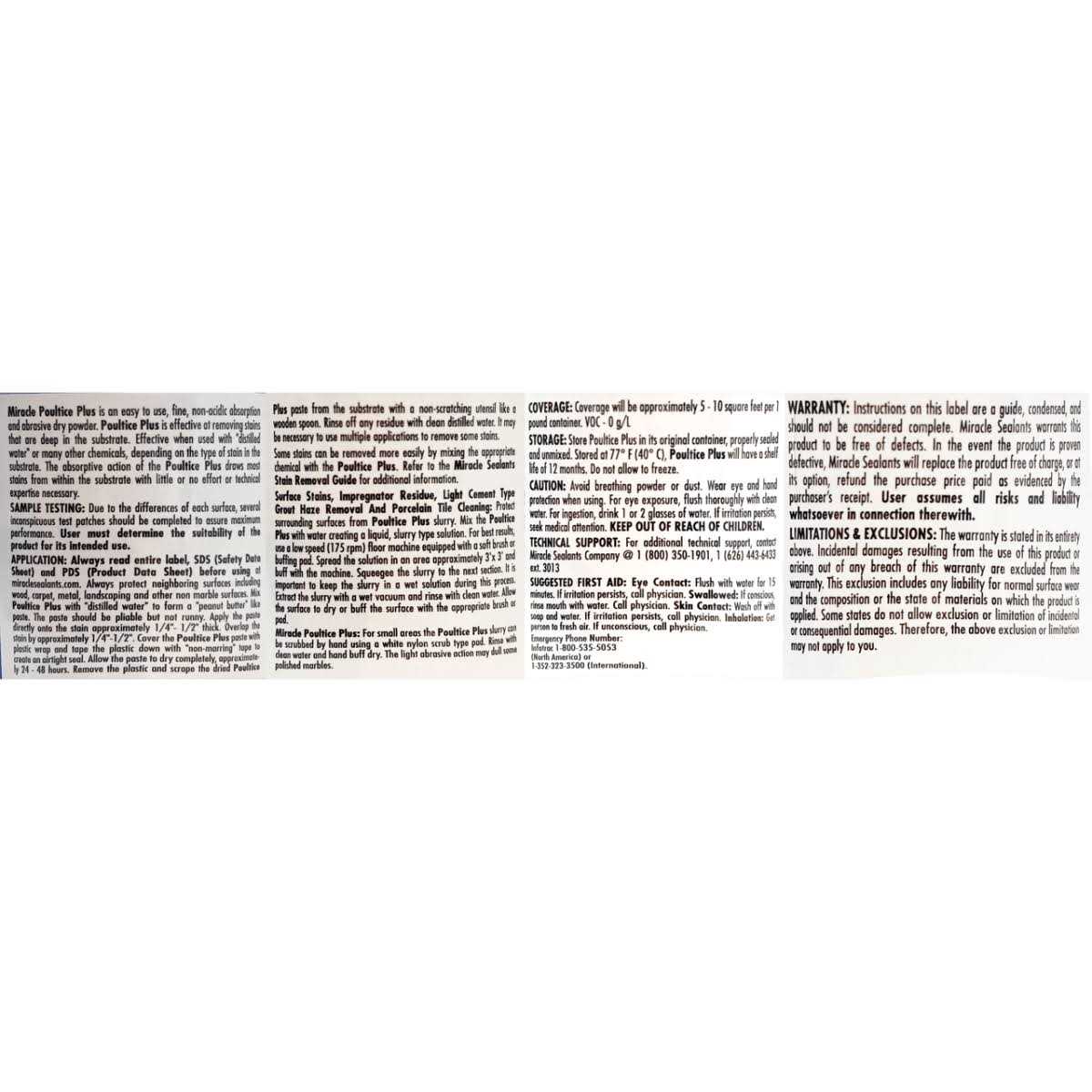 Miracle Sealants Poultice Plus - Image 3