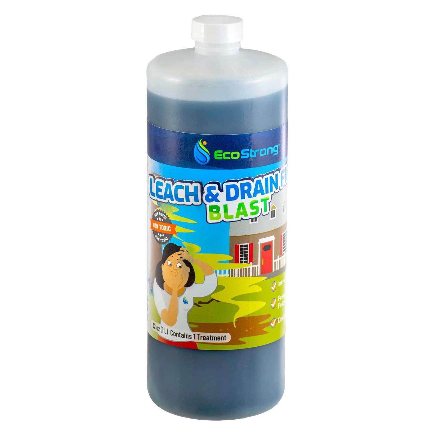 Septic Drain and Leach Field Treatment Bio-enzyme Cleaner Breaks Down and Digest Clogs