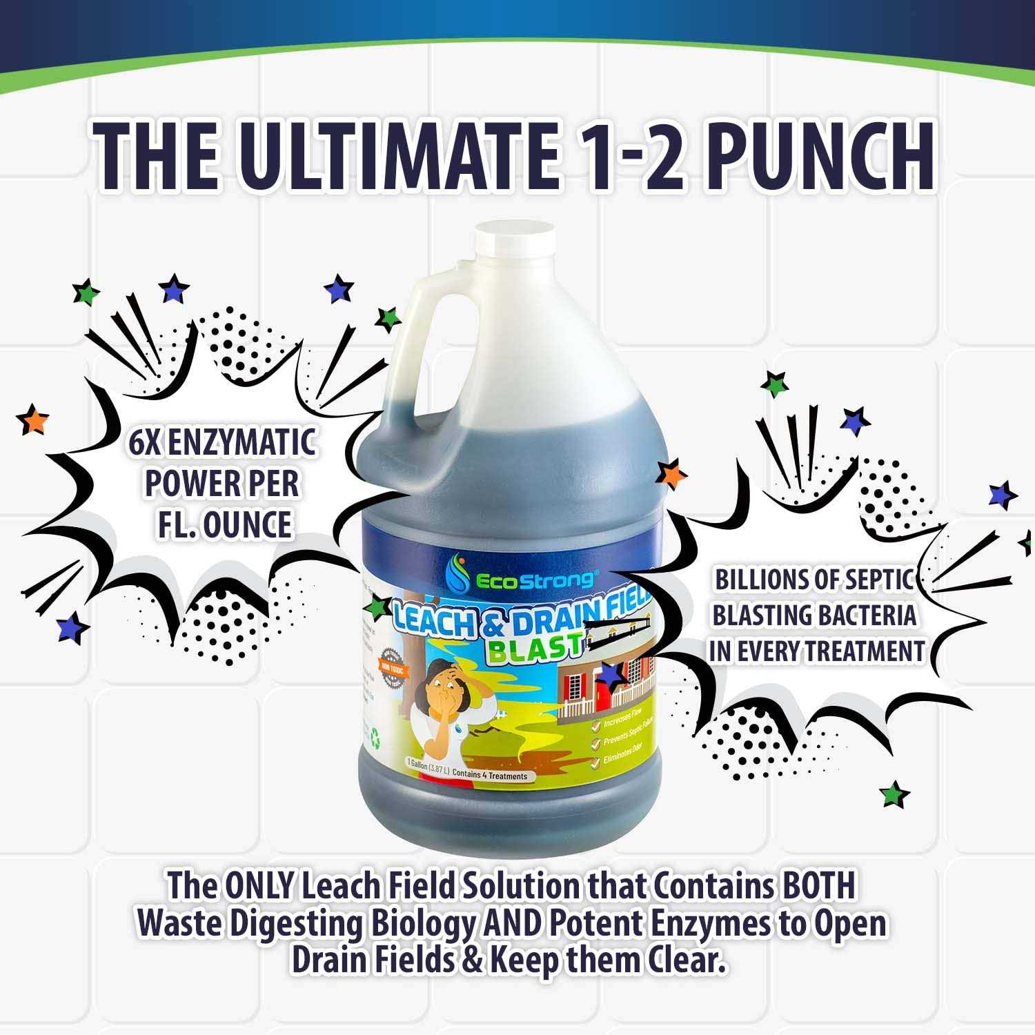 Septic Drain and Leach Field Treatment Bio-enzyme Cleaner Breaks Down and Digest Clogs - Image 4