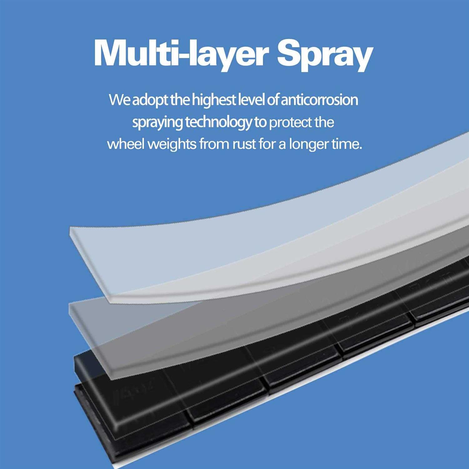 CKAuto 1/4oz 0.25oz Adhesive Stick on Wheel Weights EasyPeel Type. Cars - Image 3