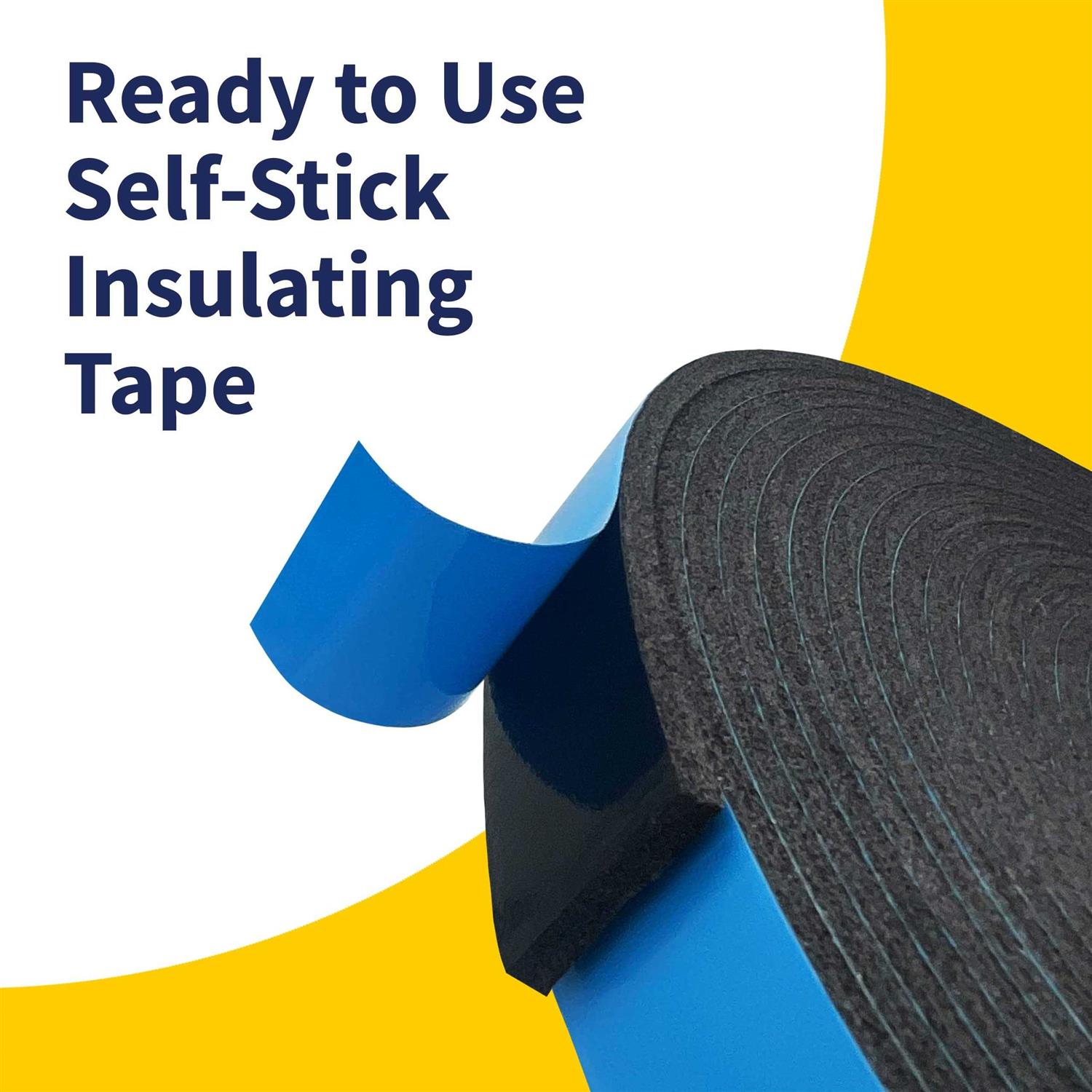 Phyxology Self Adhesive 3/16 inch Thick 1.25 inch Camper Foam Mounting Tape - Image 5