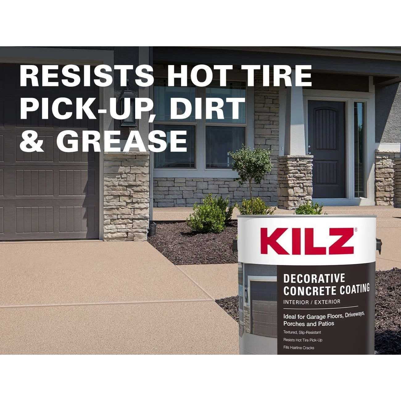 Kilz Decorative Concrete Coating Interior/Exterior - Image 3